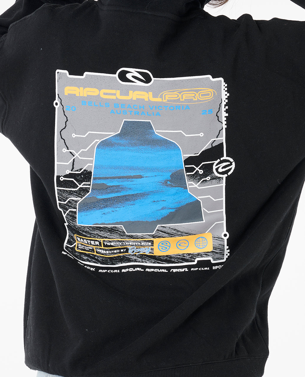 2025 Rip Curl Pro Bells Hoodie (Black)